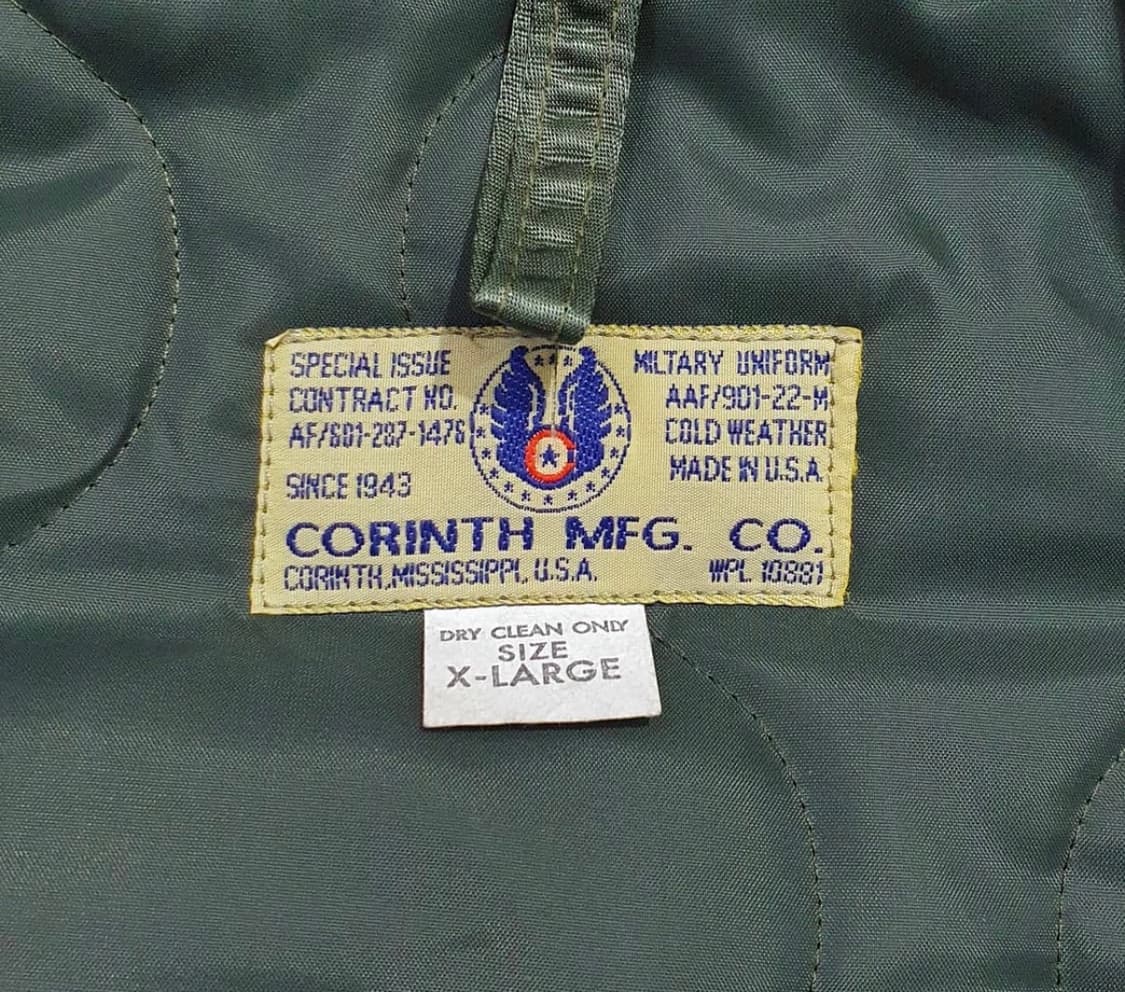 corinth 코린스 n2b 자켓 90s usa made / XL(110 상품이미지10