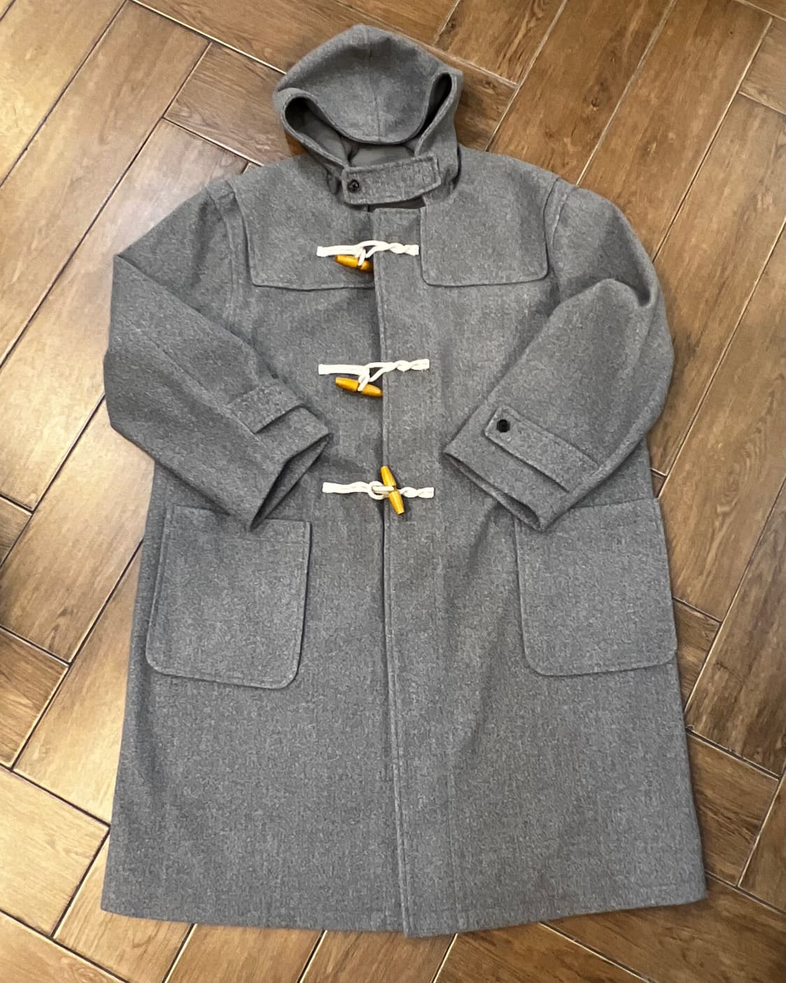 🩶 그레이 롱 후드 코트 코디 🩶  상품이미지4