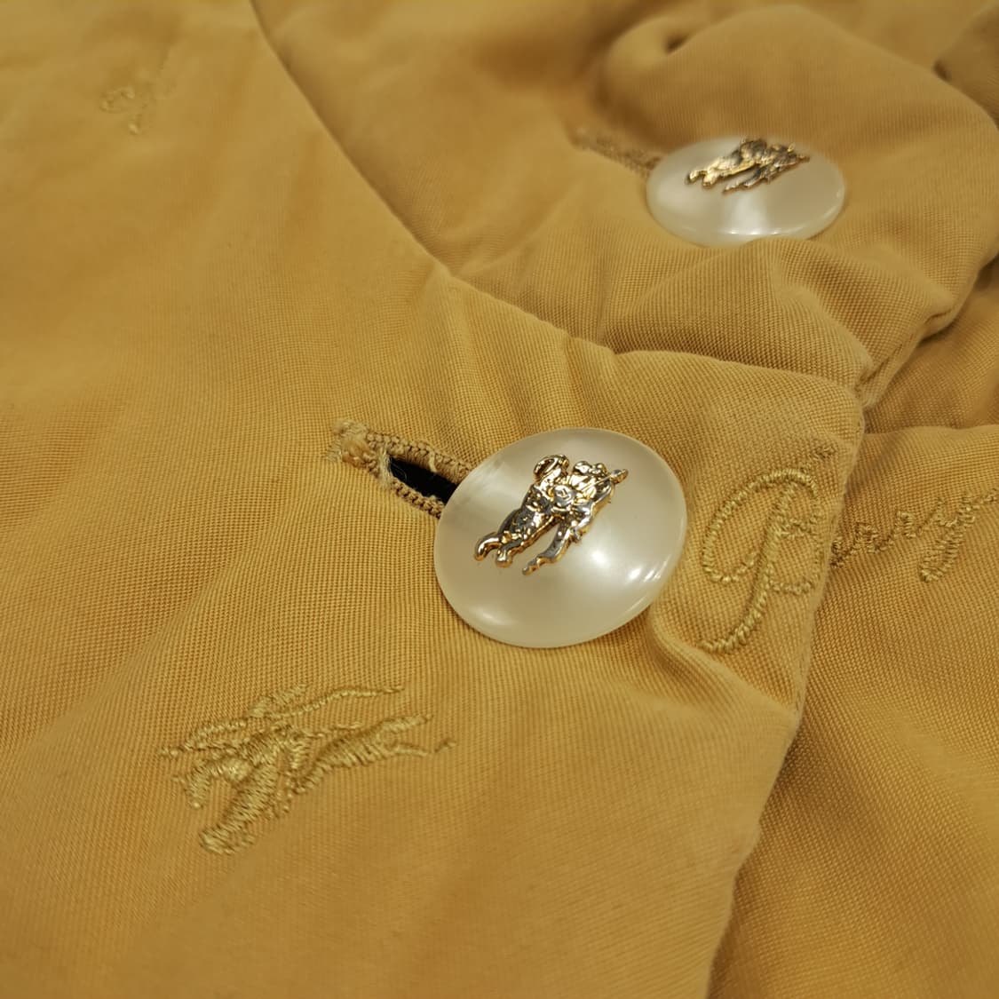 CN652 M 버버리 일본판 골든 퀄팅 자켓 코트 상품이미지9