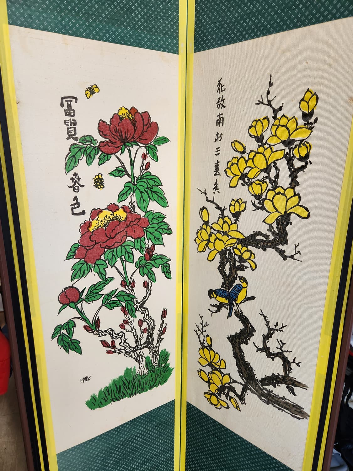 골동품 오래된 옛날 8폭 병풍 상품이미지7