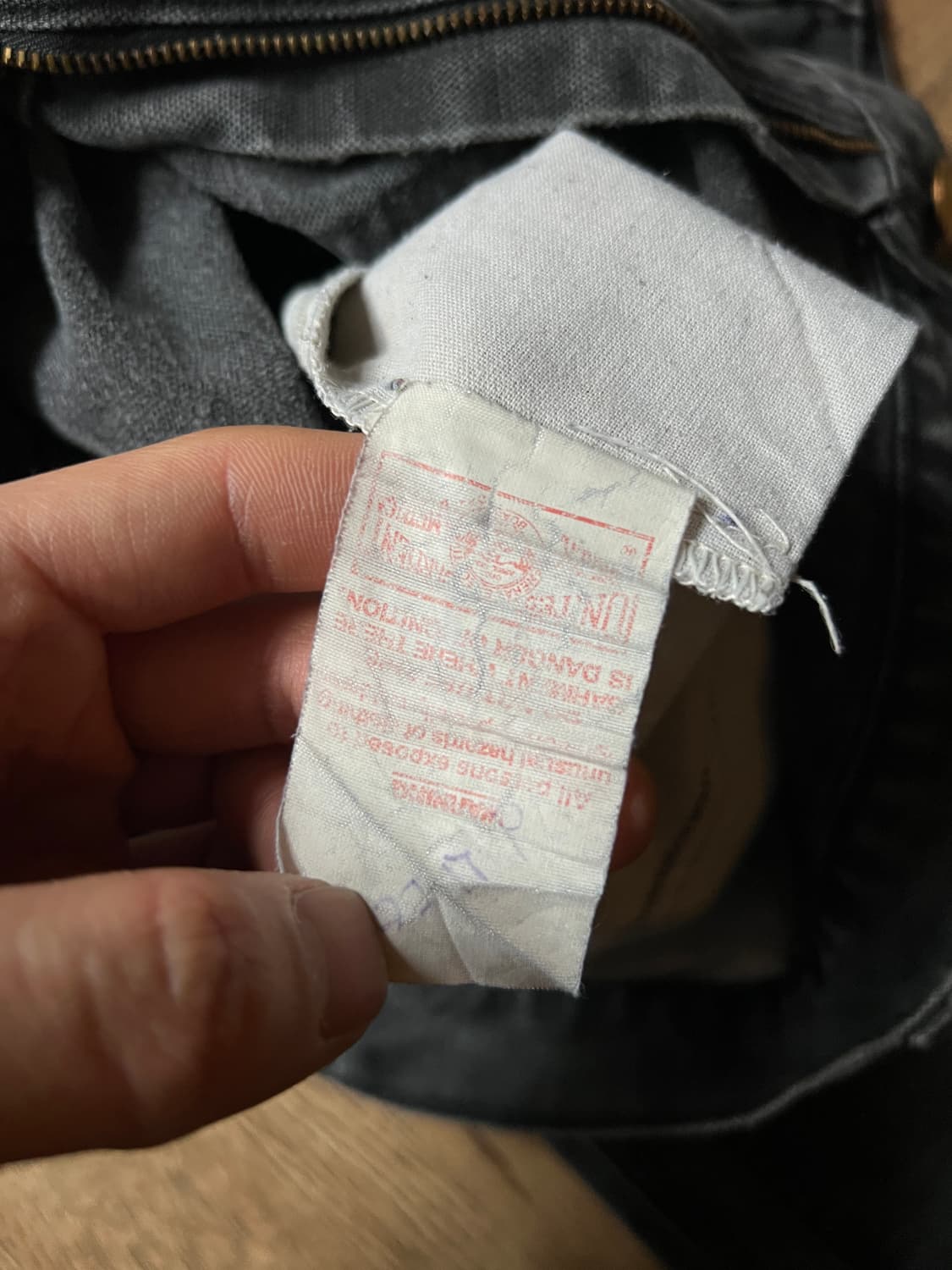 [34]90's 칼하트 USA 유니온메이드 하드 페이딩 더블니 워크팬츠 상품이미지9