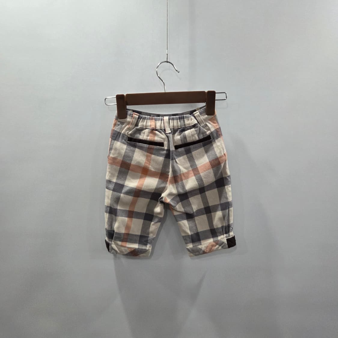 닥스 키즈 체크 7부 바지 110/5Y 상품이미지3