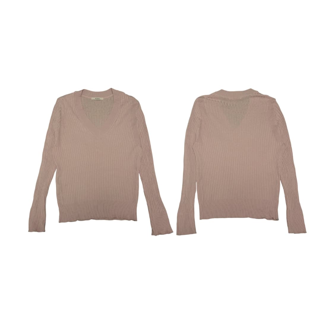 v-neck knit baby pink 상품이미지2