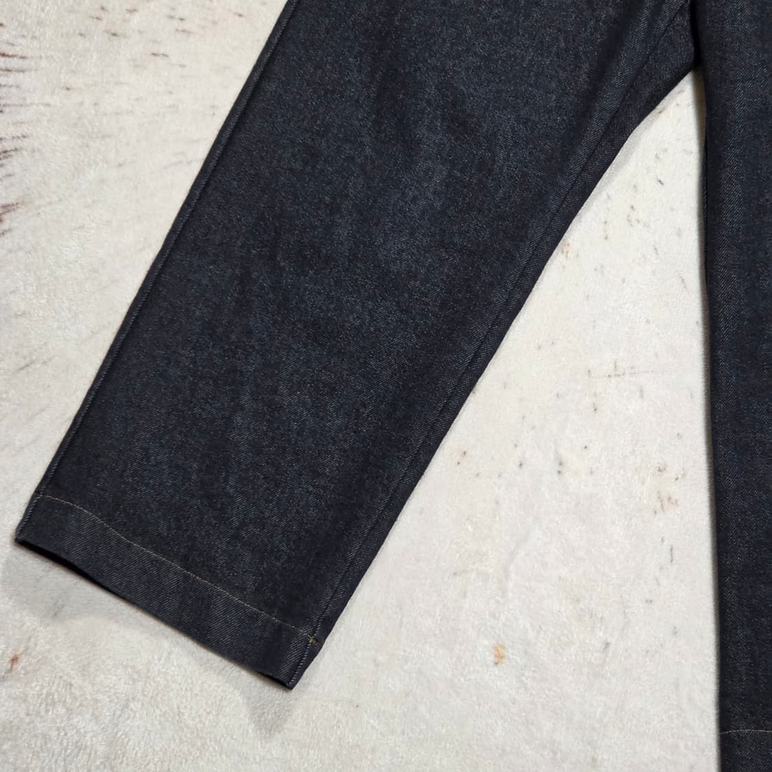 카키 배색 생지 데님 팬츠 상품이미지6