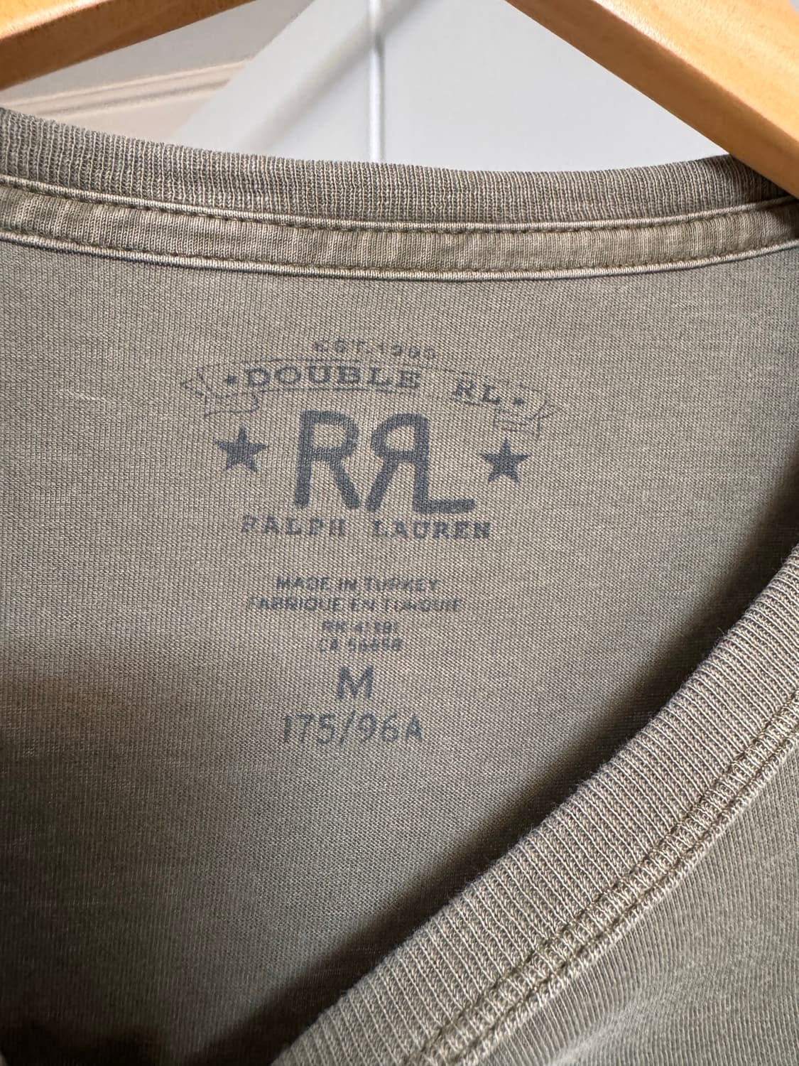 [M] 더블알엘 반팔 올리브그린 상품이미지3