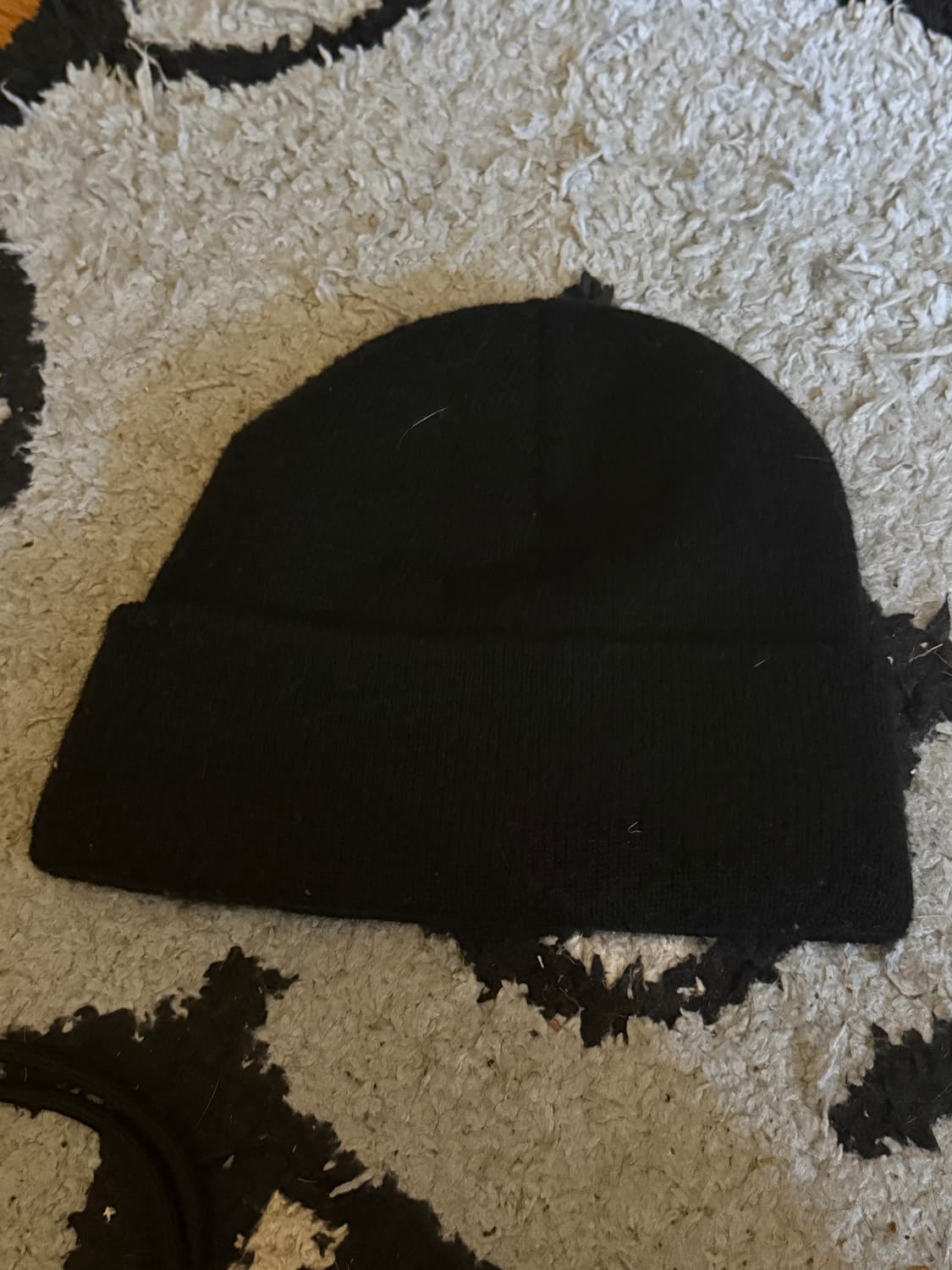 스투시 스탁 커프 비니 블랙 상품이미지2