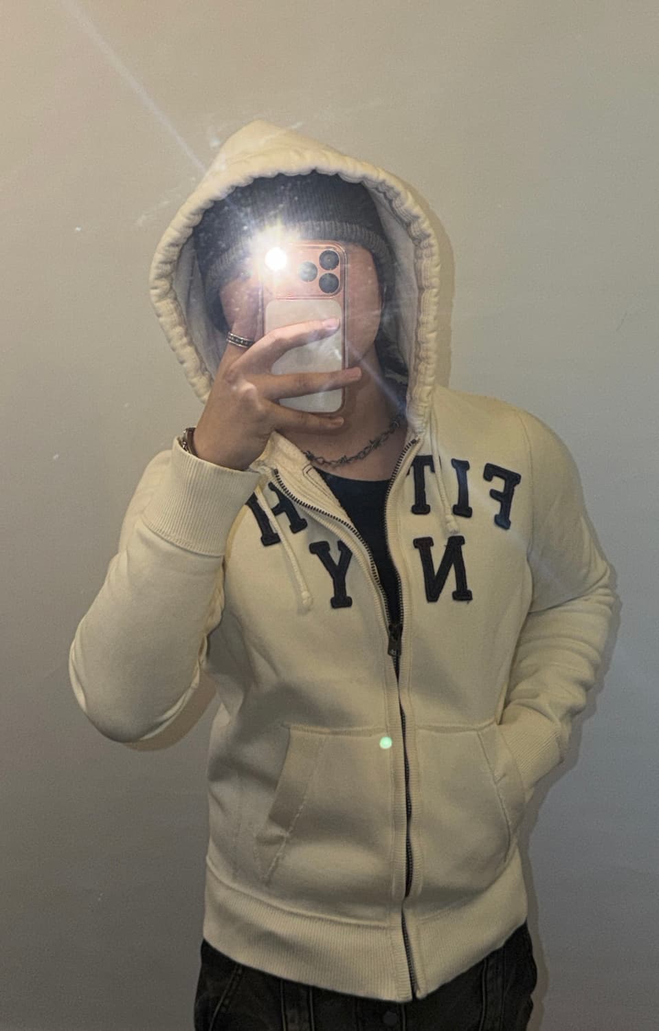 아베크롬비 대장급 화이트 후드집업 상품이미지1