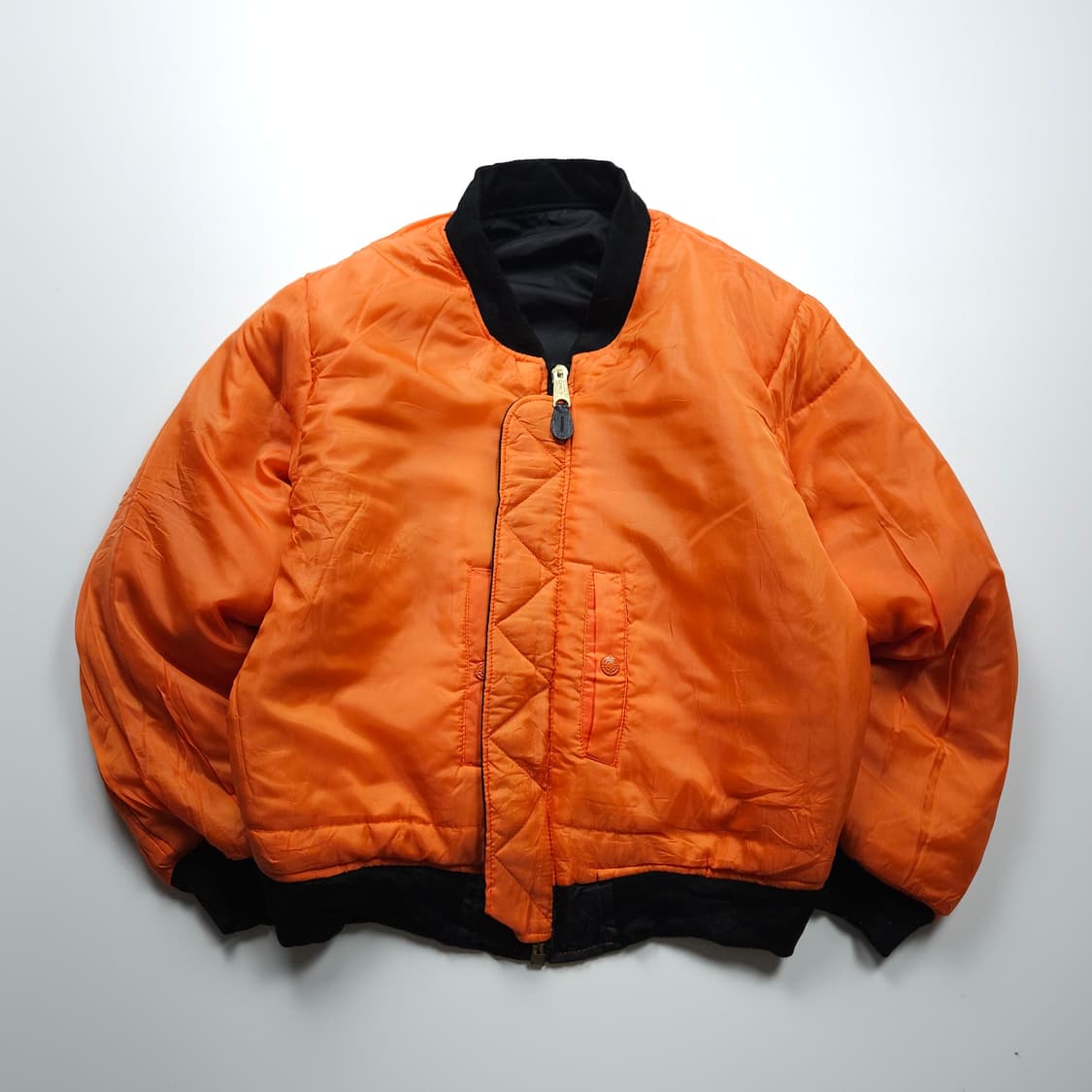 USA 밀리터리 빈티지 ma-1 플라이트 항공점퍼 (S) 상품이미지2