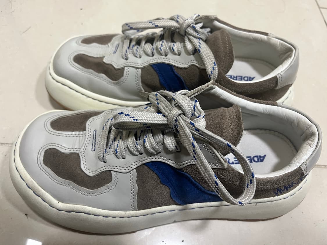 ADERERROR Torn low trainer (Grey/Brown)  상품이미지3