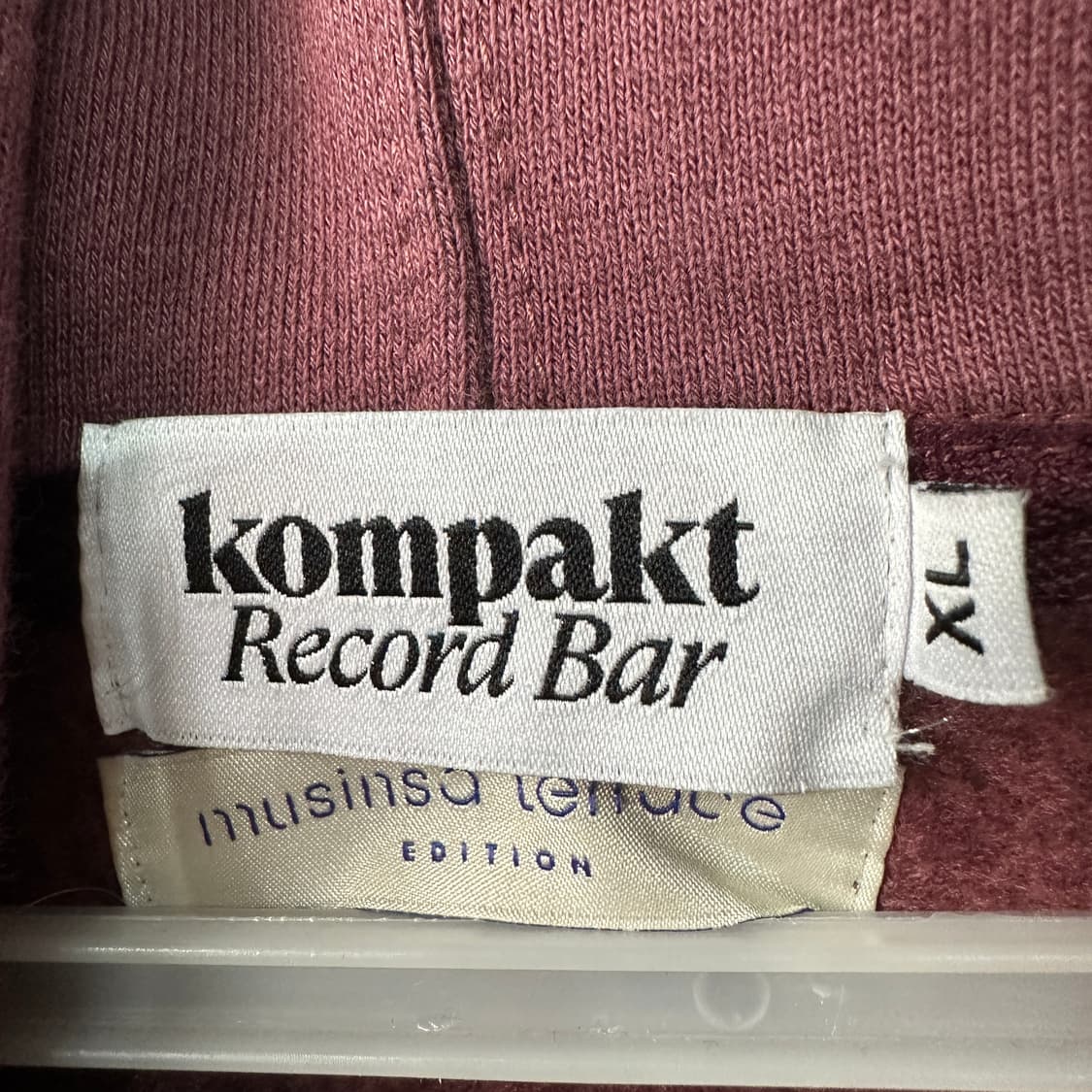 콤팩트레코드바 후드티 XL 상품이미지4