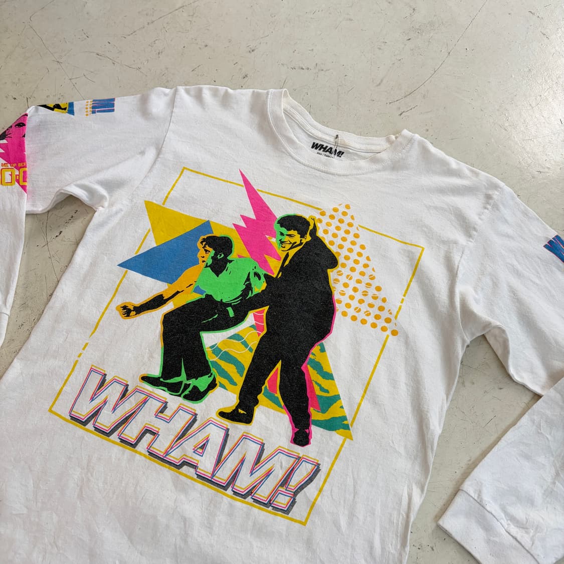 WHAM! 오피셜 빈티지 롱슬리브 M 상품이미지4