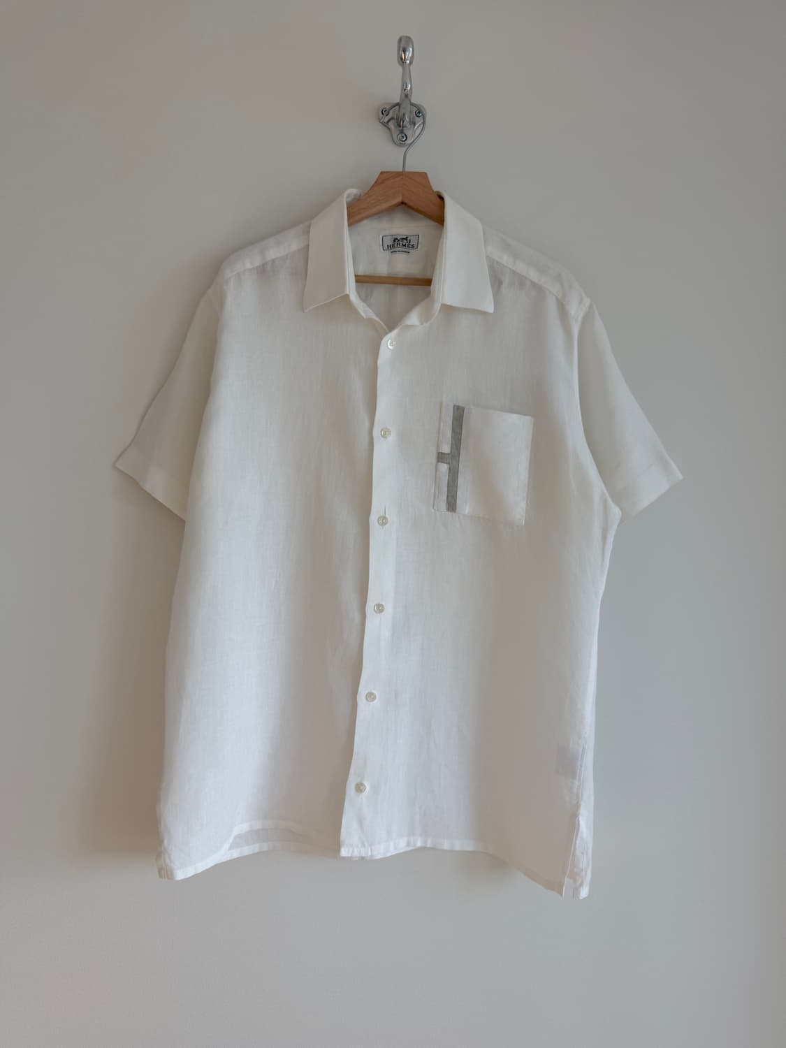 에르메스(HERMES) 린넨 반팔 셔츠(FRANCE) 상품이미지1