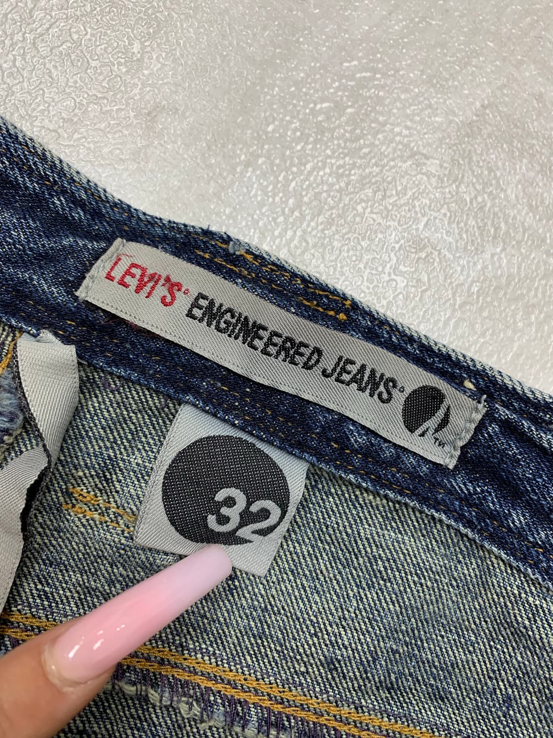 리바이스 엔지니어드 해골 패턴 포켓 데님 팬츠 #694 상품이미지7