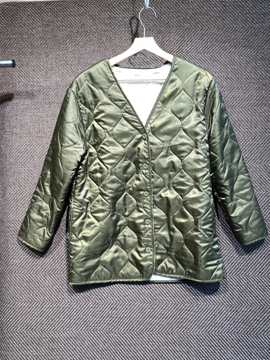 Moussy 퀄팅 경량패딩 상품이미지1