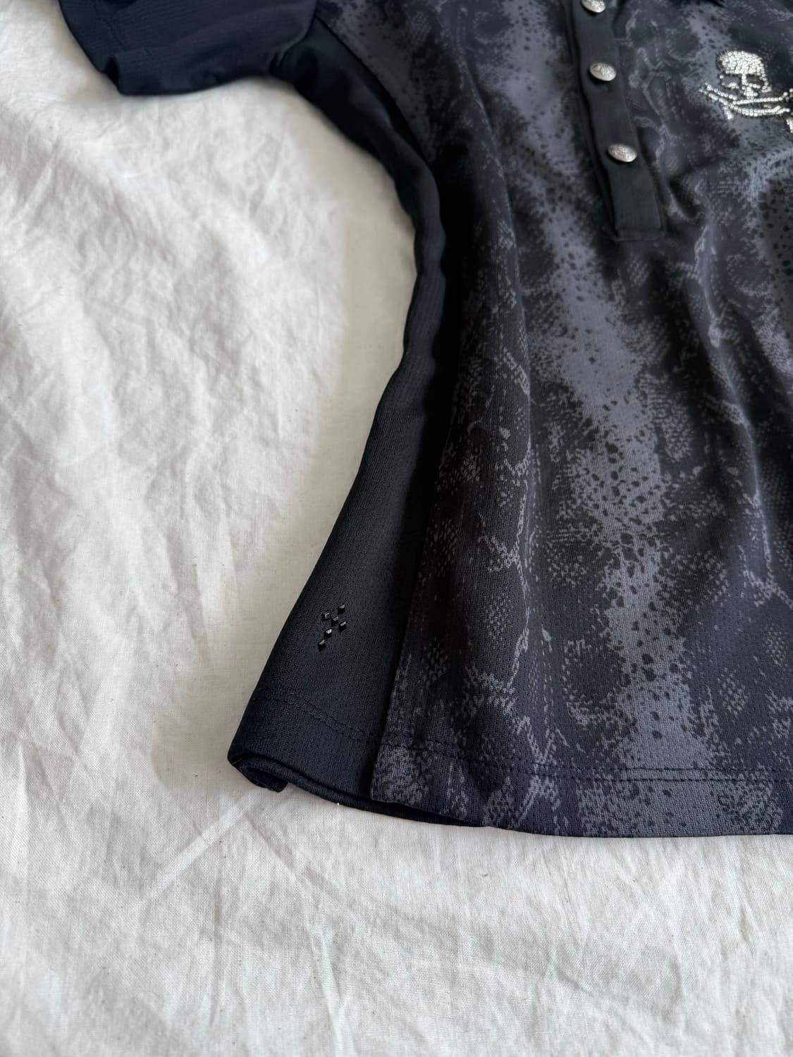 펑크 락시크 해골 파이톤 반팔탑 상품이미지3