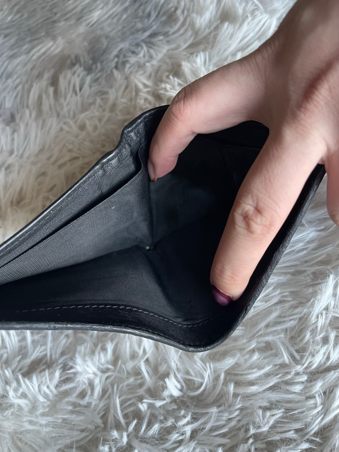 구찌 마이크로시마 반지갑 블랙 상품이미지5