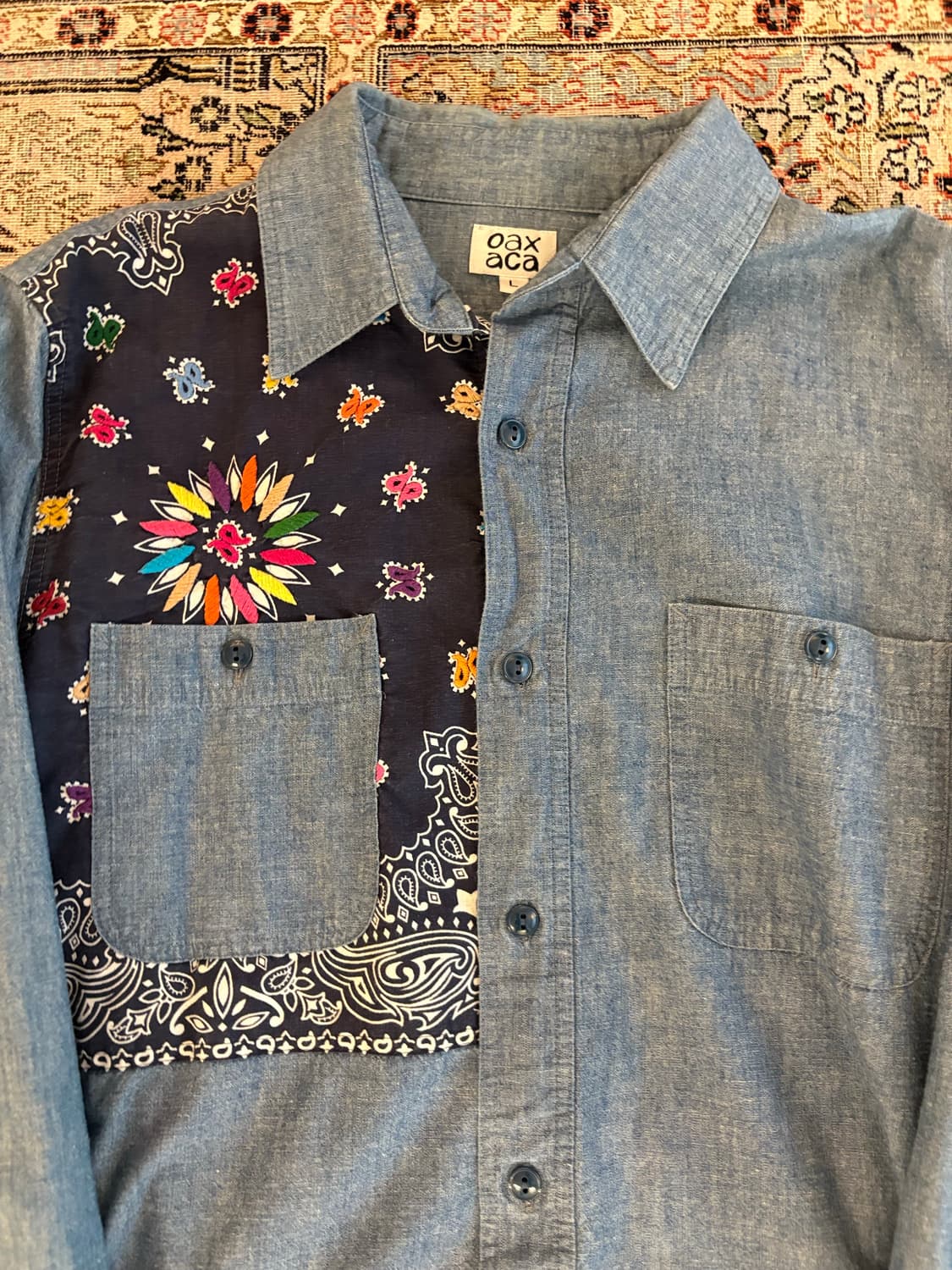 Oaxaca 샴브레이 셔츠 large 상품이미지1