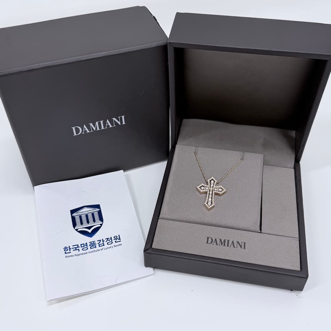 1100판매 [S+급/미디움] 다미아니 벨에포크 크라운 18k 목걸이 상품이미지1