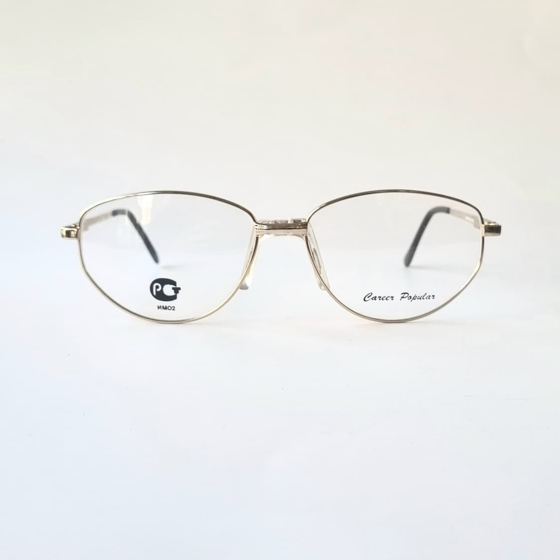 데드스탁 유럽 빈티지 골드 오벌 빅사이즈 안경테 171 상품이미지2