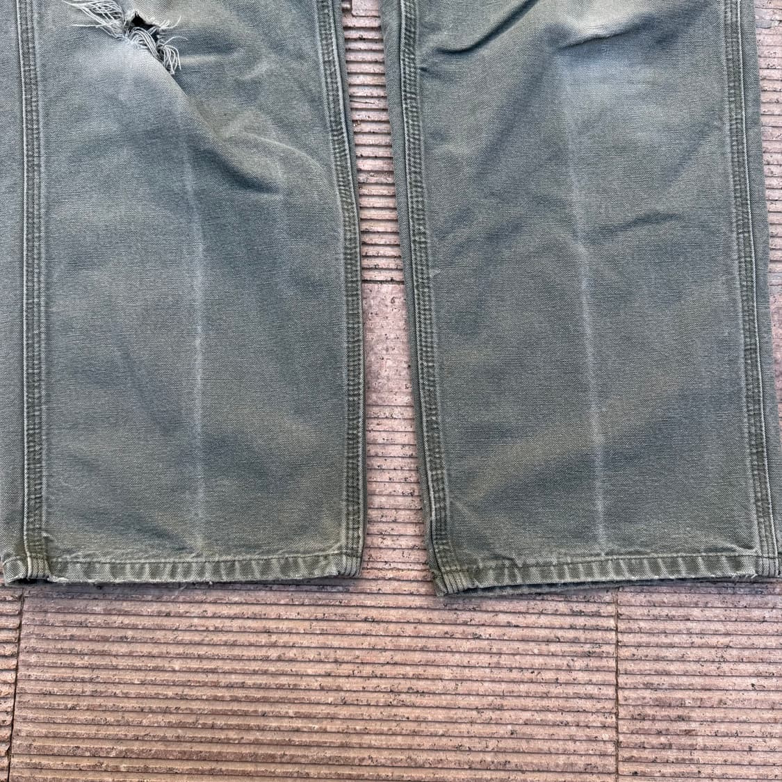 빈티지 칼하트 싱글니 B11 Mos 모스 카펜터 팬츠 상품이미지6