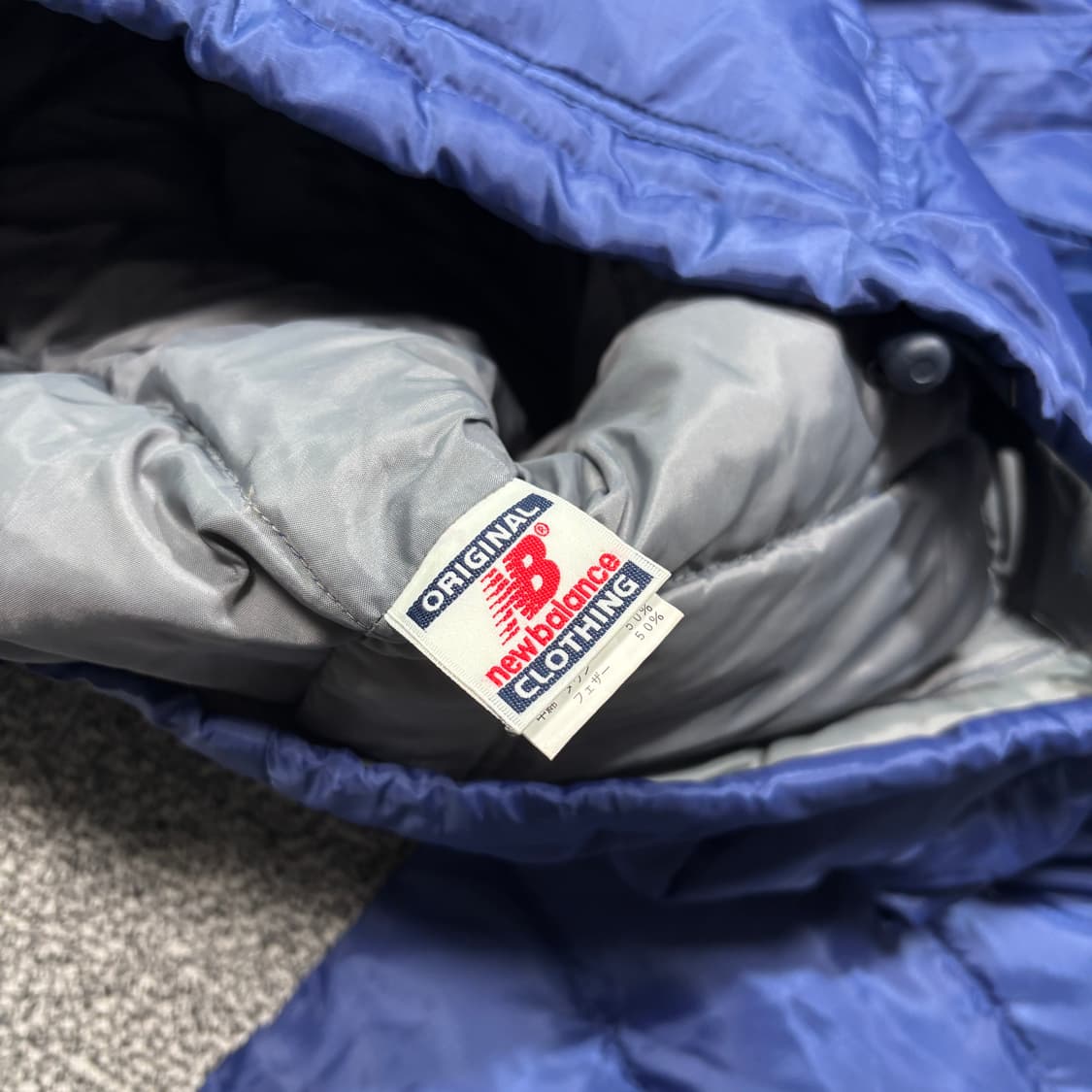 뉴발란스 재팬 다운 패딩 블루 (M) 상품이미지4