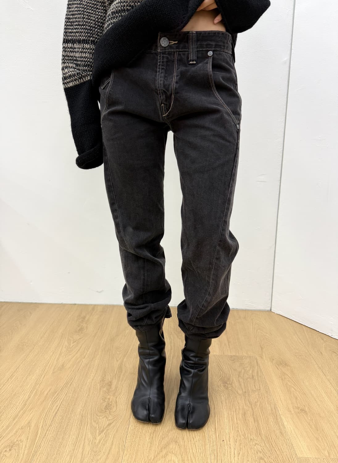 00's levi's grey engineered jeans  상품이미지5