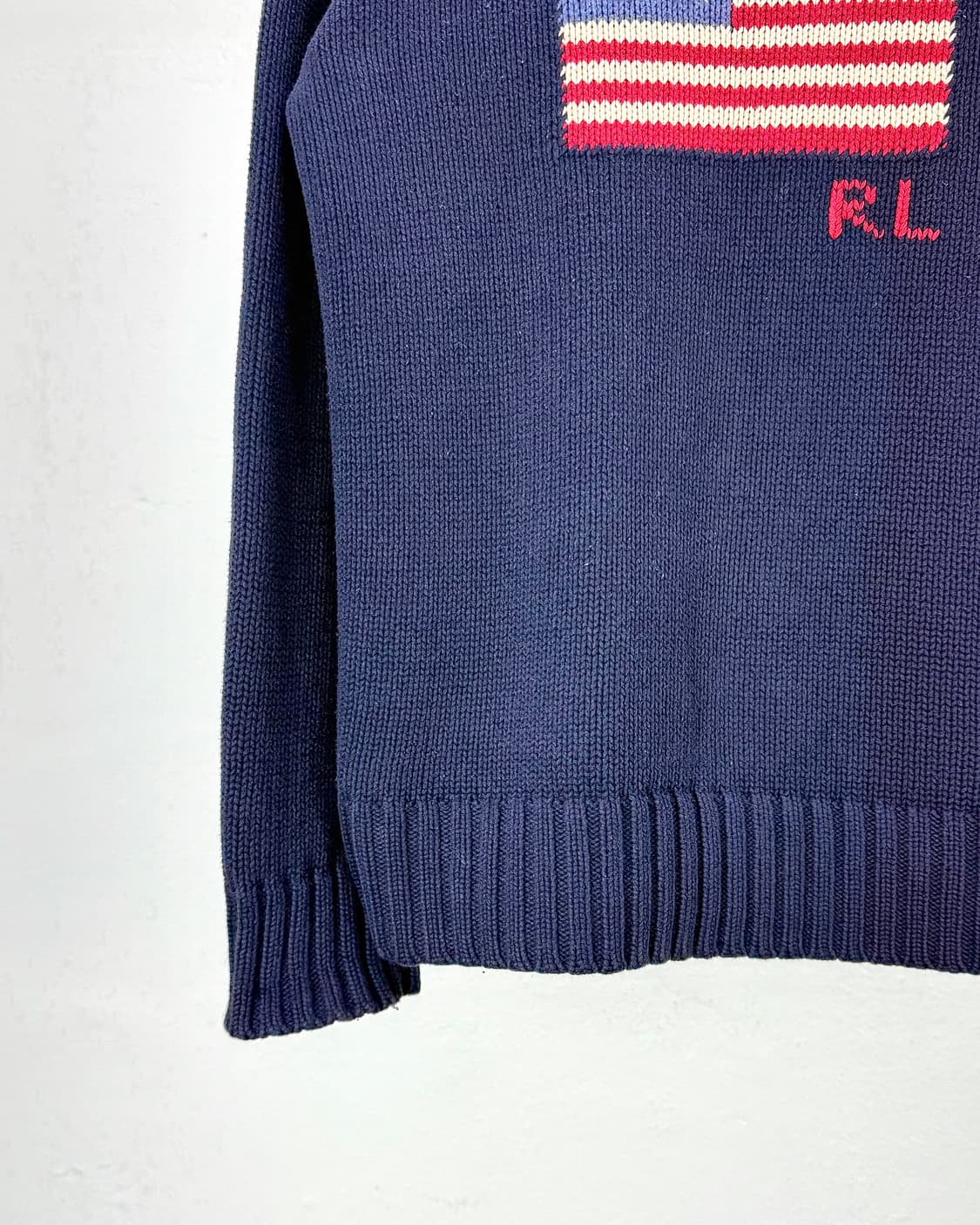 폴로 랄프로렌 성조기 네이비 니트 스웨터 상품이미지4