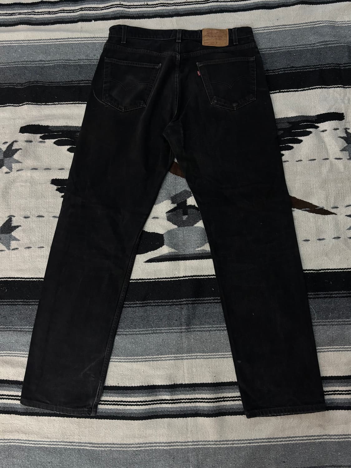 90's MADE IN USA 🇺🇸 리바이스 505 레귤러핏 흑청 상품이미지8