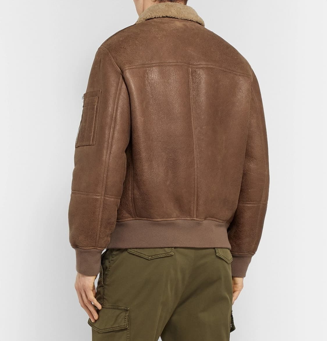 브루넬로쿠치넬리 에비에이터 풀시어링 무스탕 자켓  L 상품이미지2