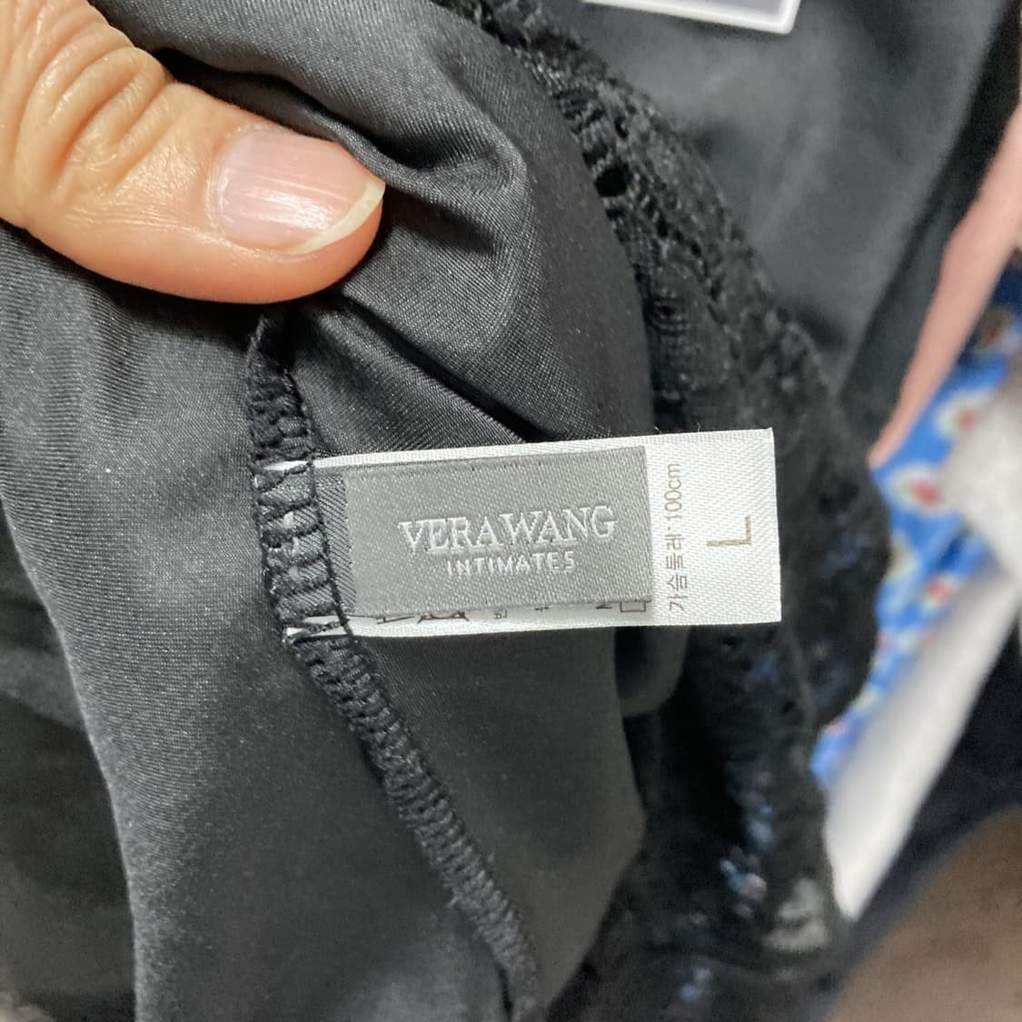 베라왕 택새상품 여성슬립원피스 블랙 L 상품이미지4