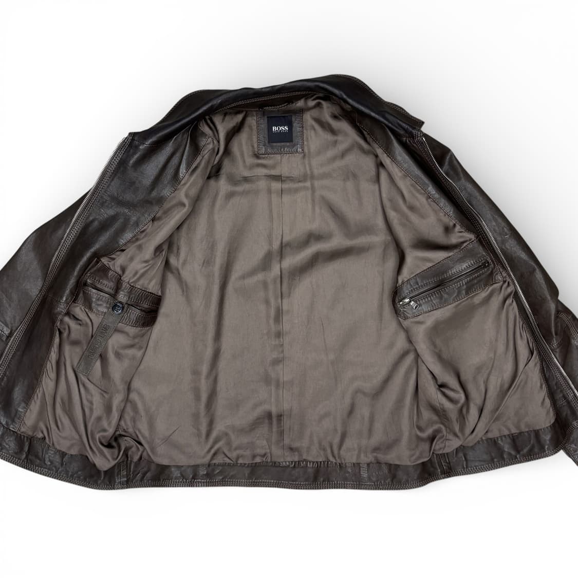 휴고 보스 램 레더 자켓 상품이미지3