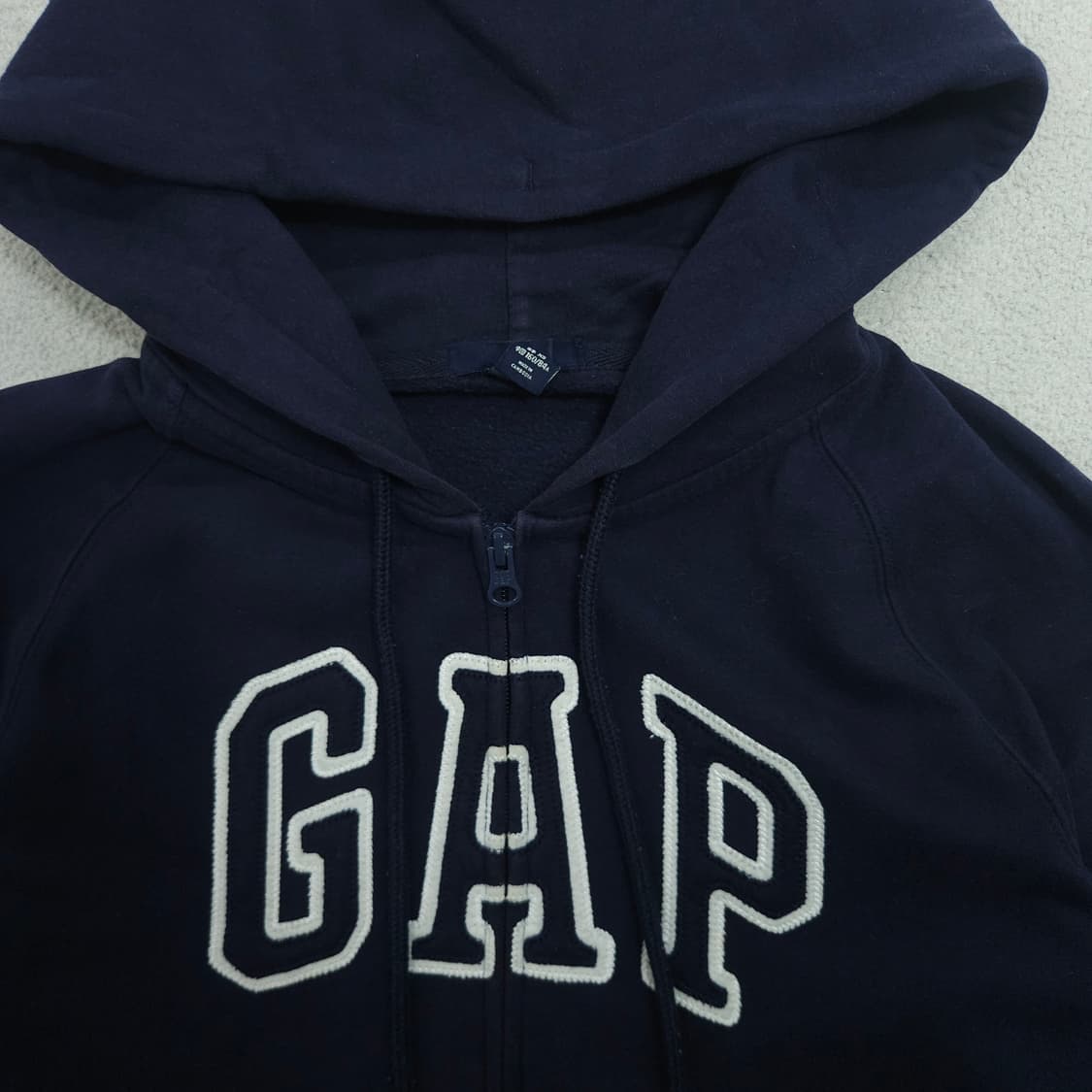 갭 후드 집업 XS 네이비 상품이미지3