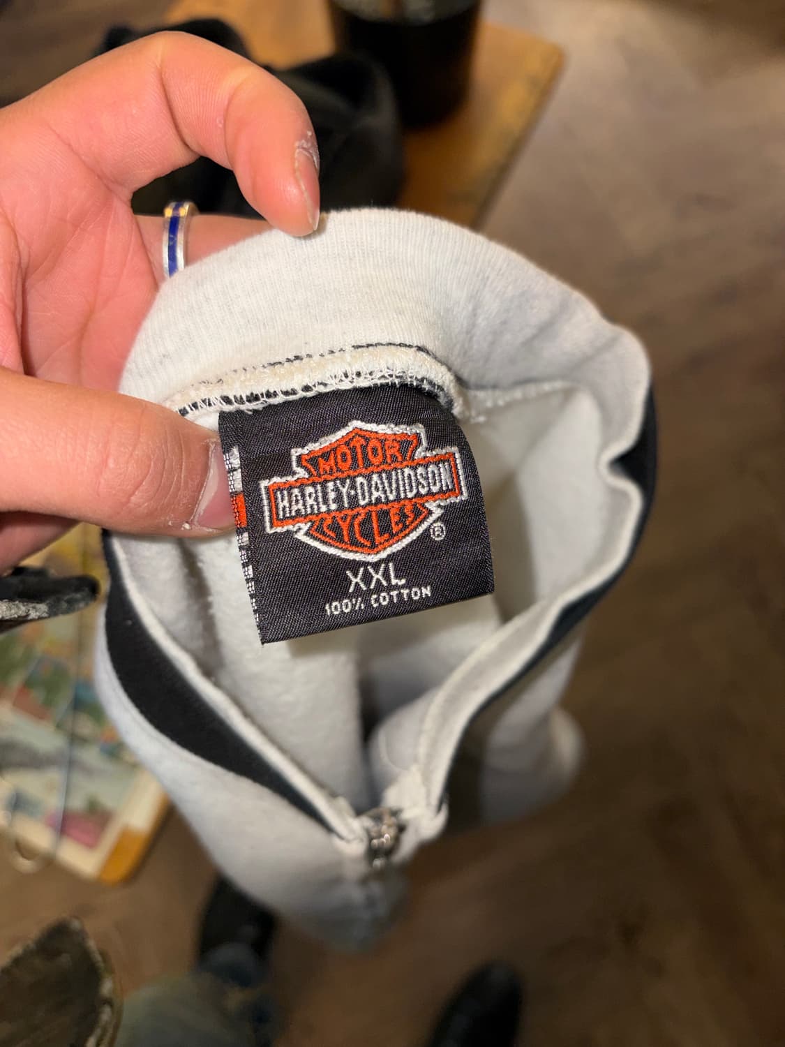 90’s Harley Davidson Cajun cycles sweat  상품이미지9