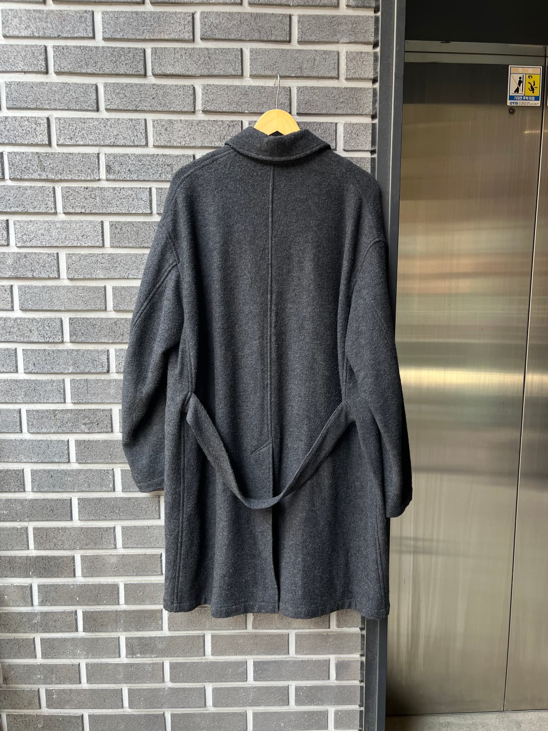 Danton 단톤 라이트 롱 코트 다크그레이 38 상품이미지7