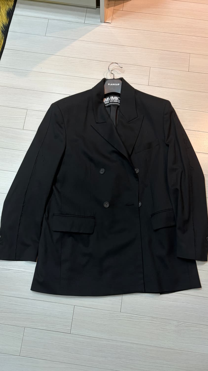MMIC 더블 블랙 오버사이즈 블레이저 M 상품이미지1