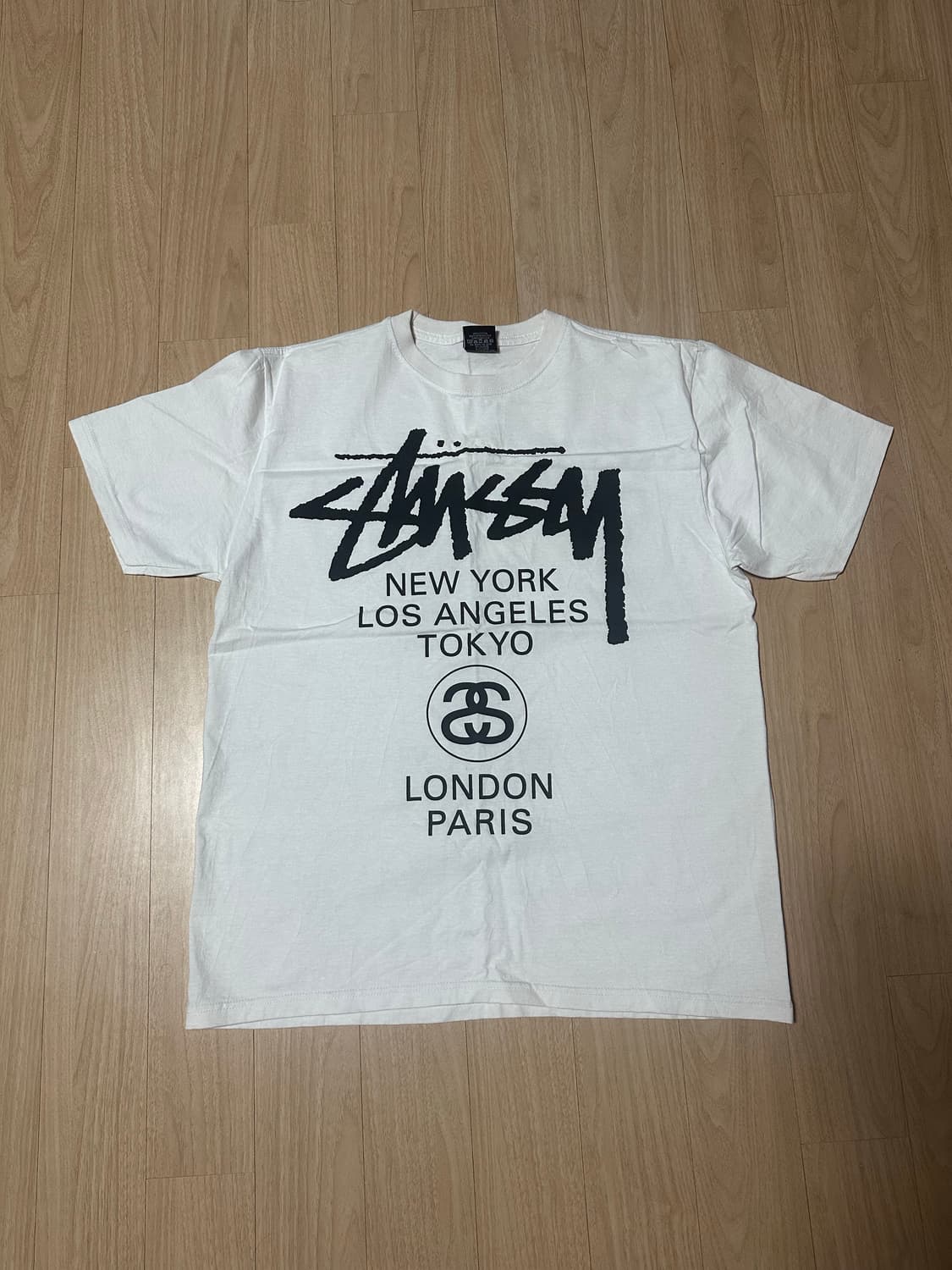 Stussy World Tour T-Shirt White 상품이미지5