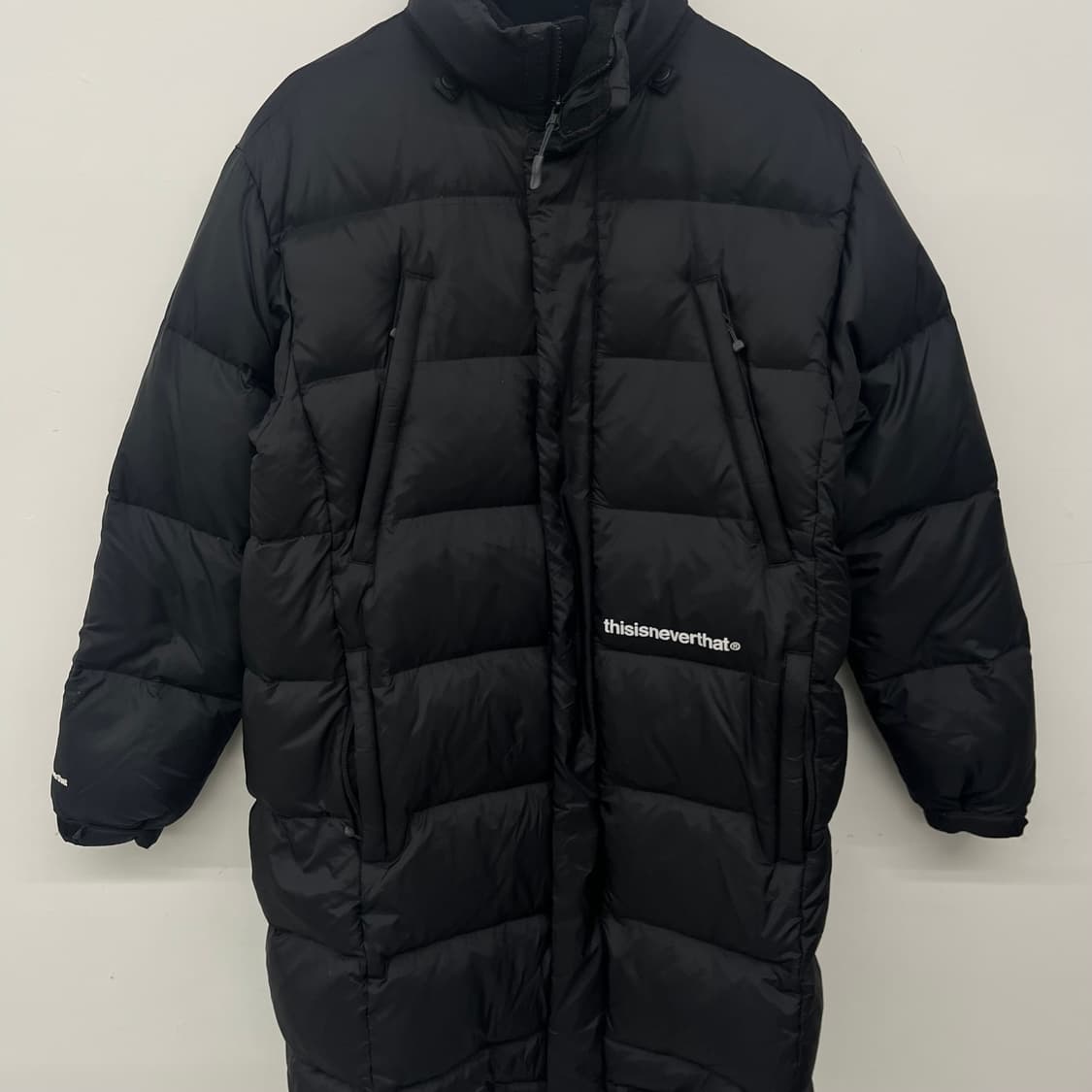 디스이즈네버댓 블랙 롱패딩 남S 상품이미지2