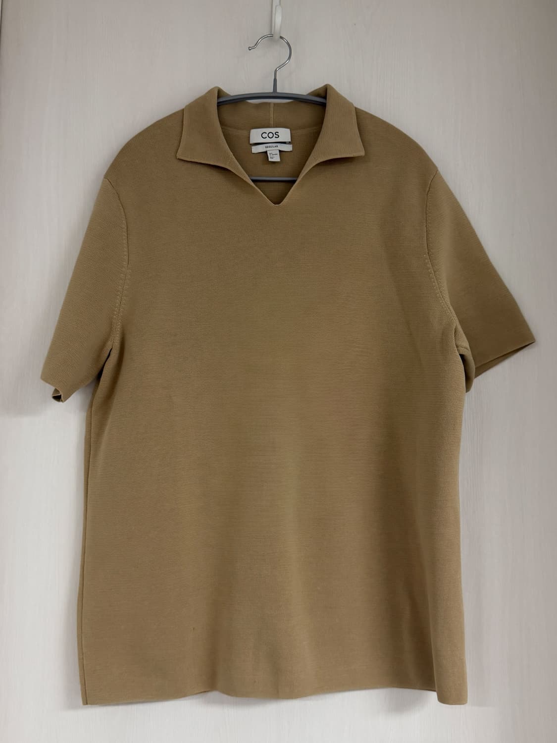 COS 코스 남성 니트반팔 베이지 L 상품이미지5