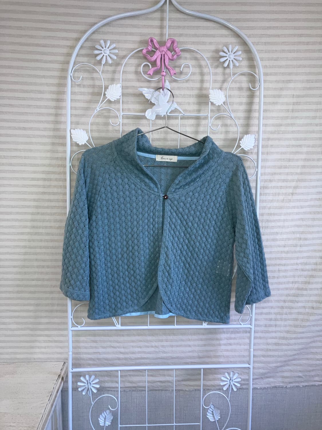 빈티지 민트 펀칭 가디건 y2k 스트릿 갸루 펑키 일본빈티지 상품이미지1