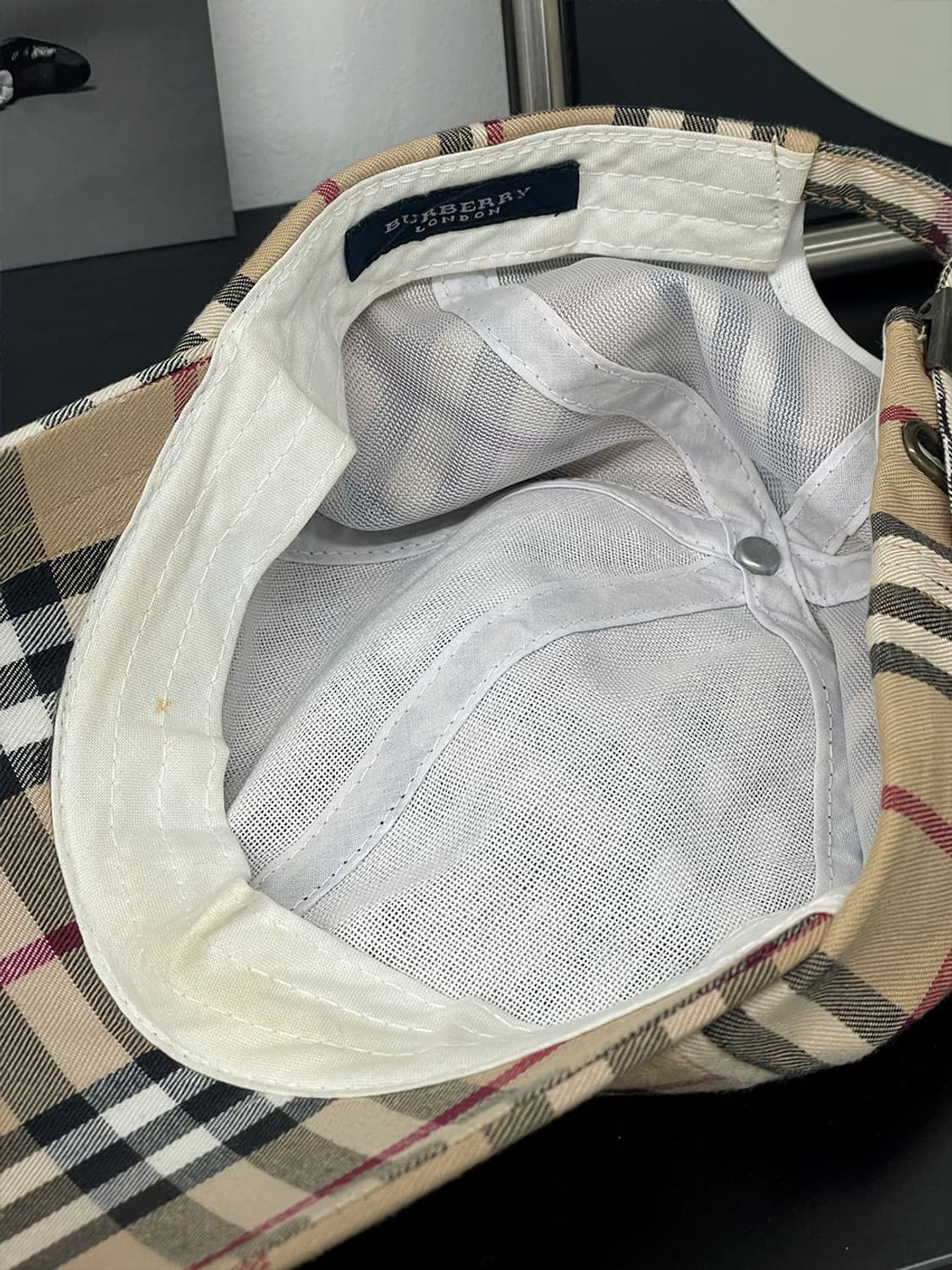 버버리 노바체크 캡모자 상품이미지4