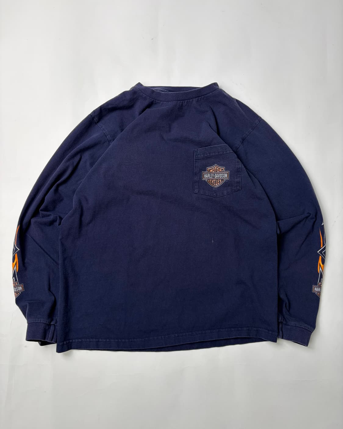 00s Harley Davidson L/S Tee (navy) 상품이미지1