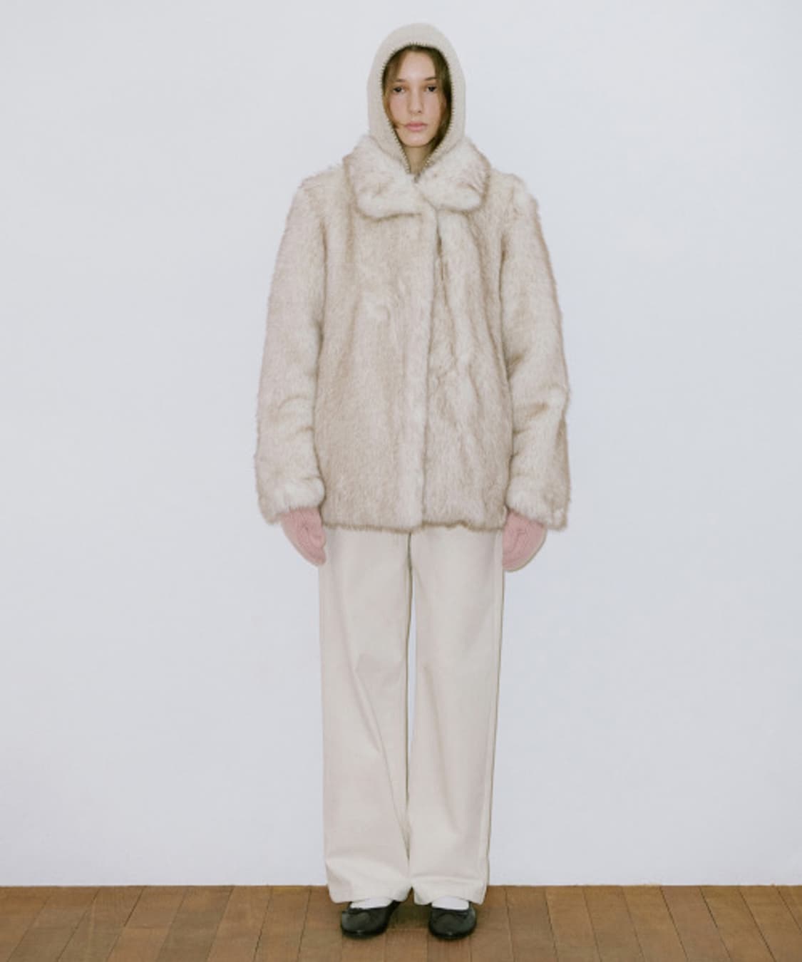 시눈 퍼자켓 아이보리 상품이미지2