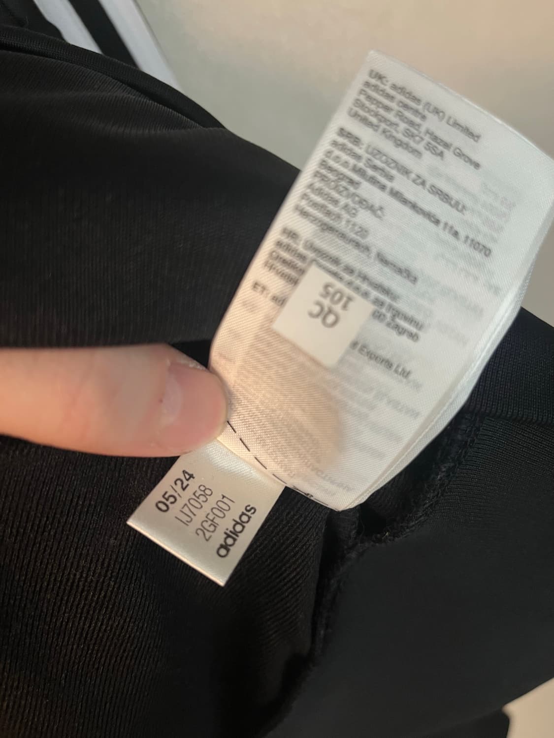 [실측:2XL,3XL] 아디다스 파이어버드 져지 블랙 상품이미지6