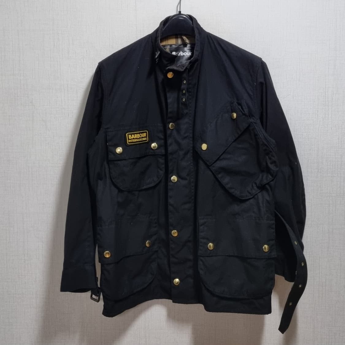 바버 인터네셔널 A7 블랙 자켓 상품이미지1