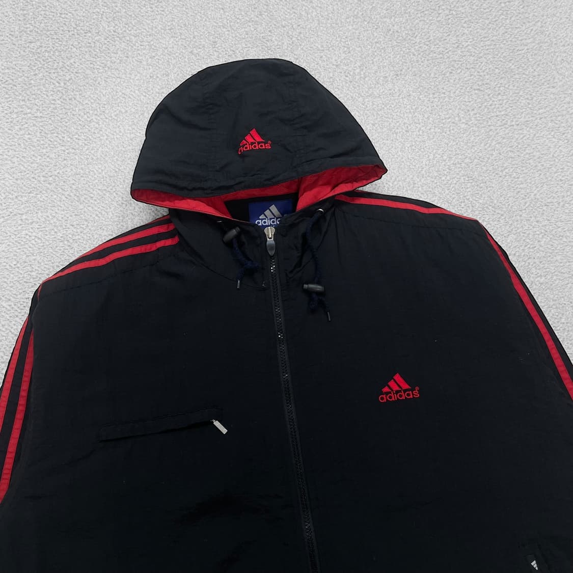 아디다스 올드스쿨 3s 사이드라인 후드 점퍼 상품이미지2