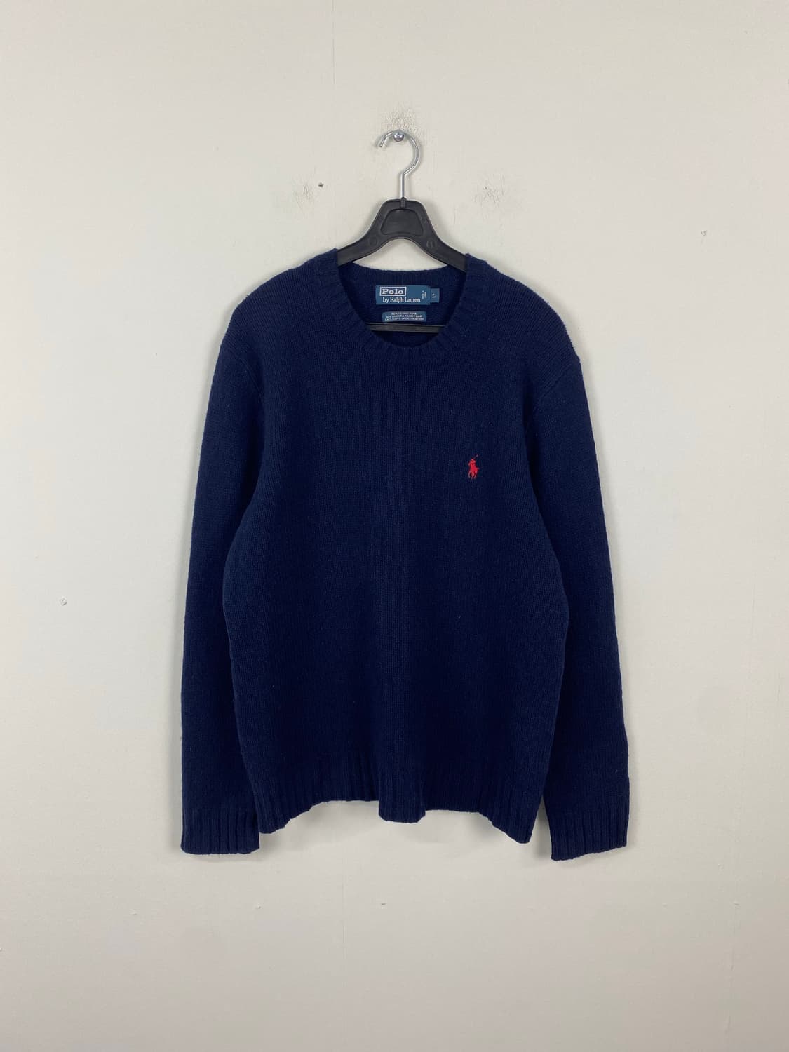 폴로 랄프로렌 메리노울 앙고라 네이비 니트 L <615> 상품이미지1