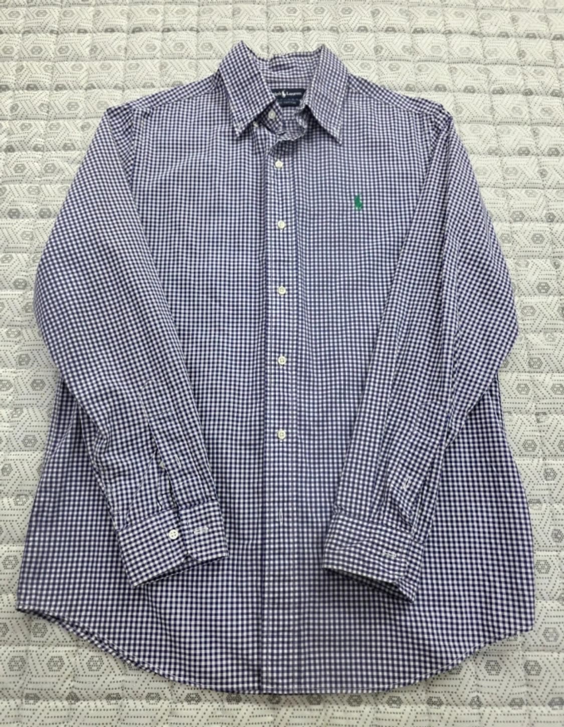 폴로 랄프로렌 체크 셔츠 블루 95 상품이미지2