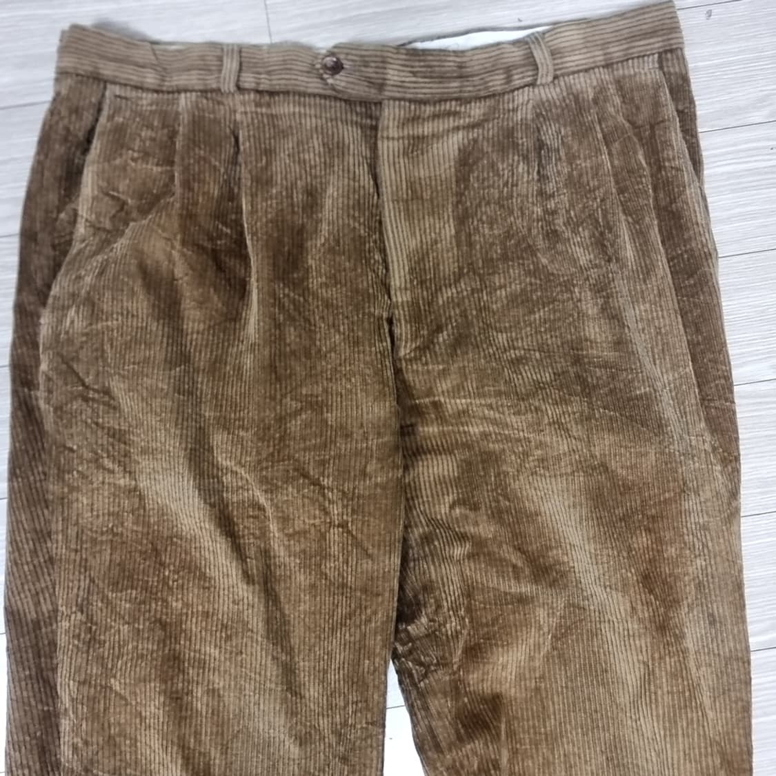 미제 usa 70~80년대 브라운 코듀로이 골덴 바지(34-35) 상품이미지3