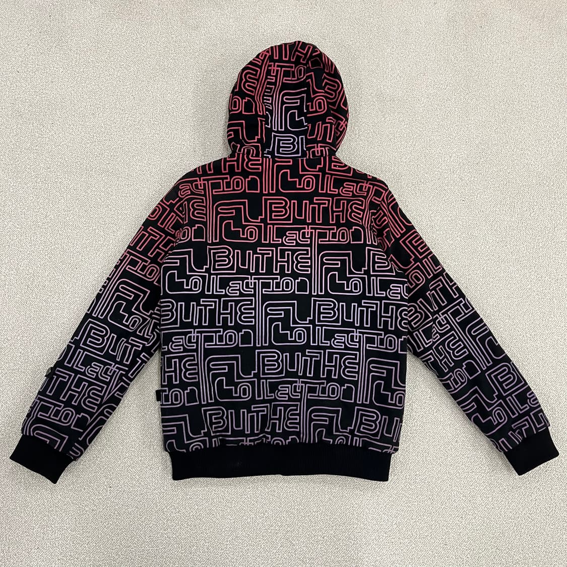 [S] 푸부 스펠 패턴 후드 집업 0119M1 상품이미지4