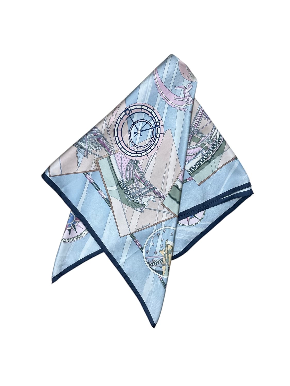 Hermes silk 100 classic voyage scarf 상품이미지2